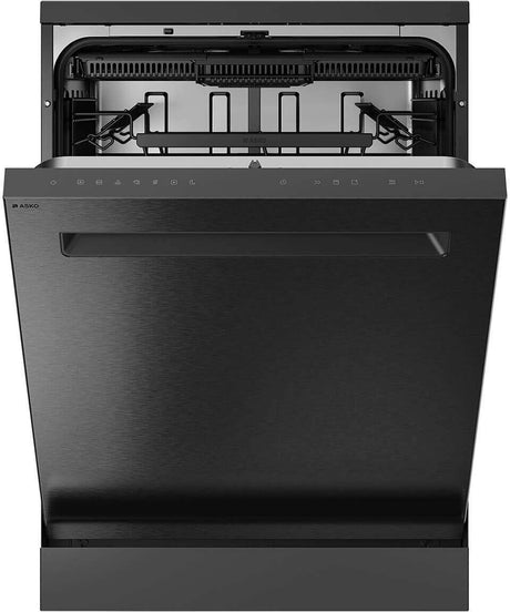 ASKO 60cm Core Freestanding Dishwasher Black Steel HDFS143B.BS.AU