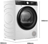 Hisense 8kg Series 3 Heat Pump Dryer HDFS80HS | Greater Sydney Only
