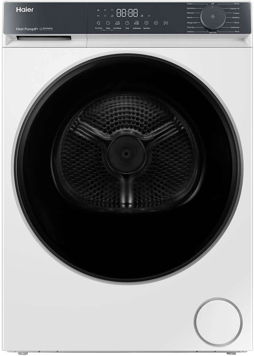 Haier 8kg Series 300 Heat Pump Dryer HDHPS80KW1 | Greater Sydney Only