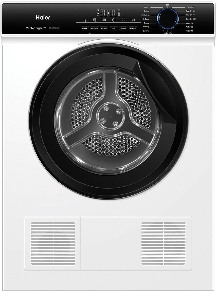 Haier 6kg  Series 300 Sensor Vented Dryer HDV60AWW1 | Greater Sydney Only
