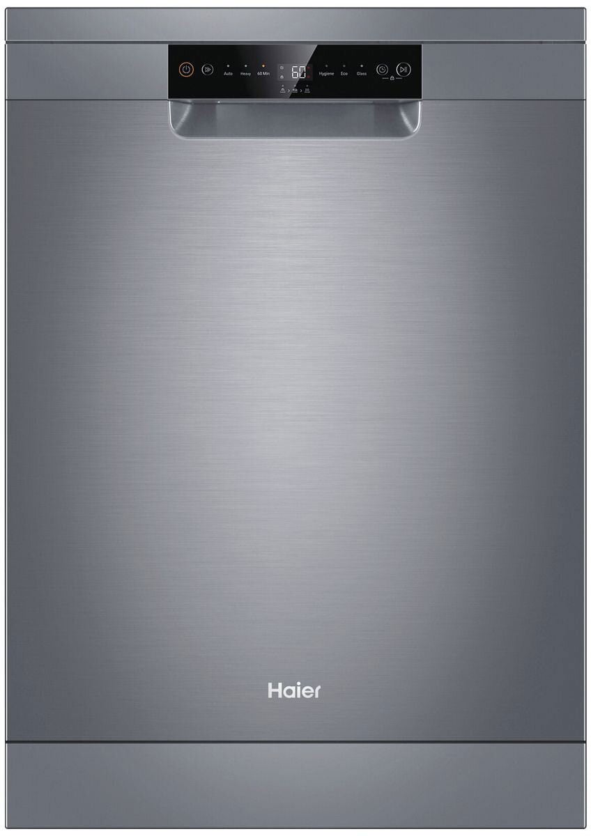 Haier 60cm 300 Series Freestanding Dishwasher Satina HDW13F0S1