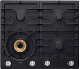 ASKO 60cm 4 Burner Gas Cooktop Graphite Black HG1666AD