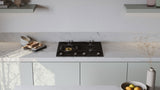 ASKO 60cm 4 Burner Gas Cooktop Graphite Black HG1666AD