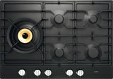 ASKO 75cm 5 Burner Gas Cooktop Graphite Black HG1776AD