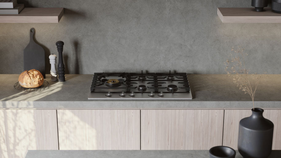 ASKO 75cm 5 Burner Gas Cooktop Stainless Steel HG1776SD