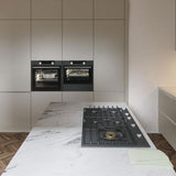 ASKO 90cm 5 Burner Gas Cooktop Graphite Black HG1986AD