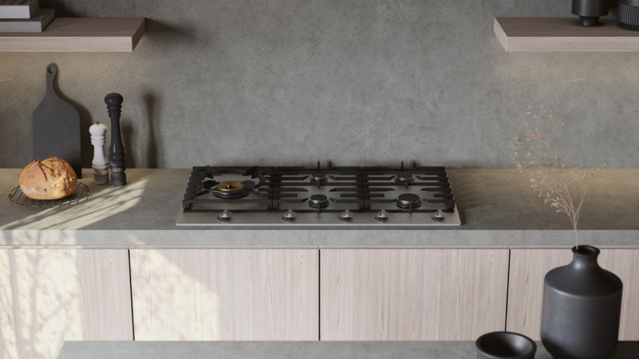 ASKO 90cm 5 Burner Gas Cooktop Stainless Steel HG1986SD