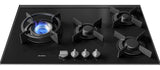 ASKO 80cm 4 Burner Gas Cooktop Black Ceramic Glass HG8843BGD1