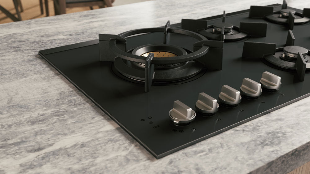 ASKO 90cm 5 Burner Gas Cooktop Matte Black HG8954MGD1