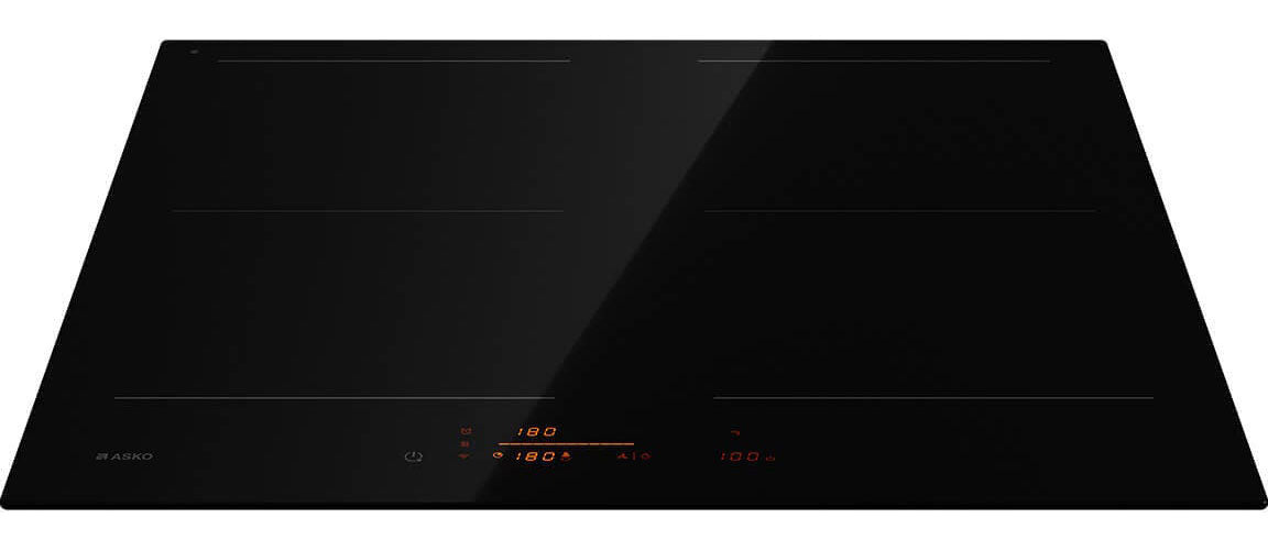 ASKO 60cm Series 5 4 Zone Induction Cooktop Black HI5643FBG1