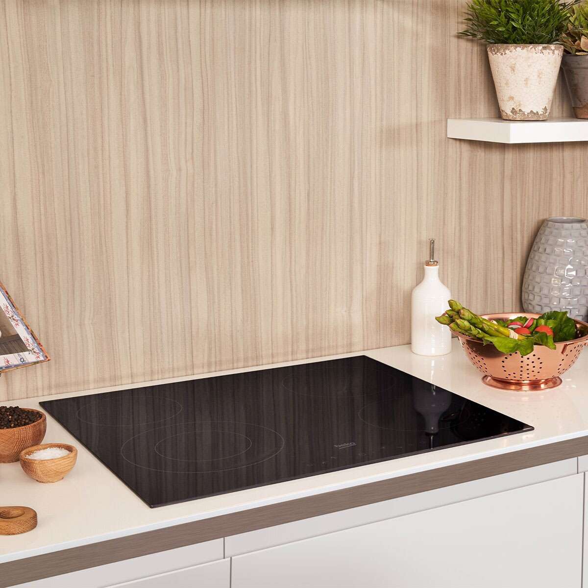 Beko 60cm Vitroceramic 4 Zone Electric Cooktop HIC644021