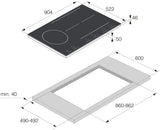 ASKO 90cm 5 Zone Induction Cooktop Matte Black HID925MC