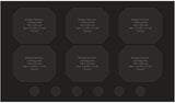ASKO 90cm 6 Zone Induction Cooktop Matte Black HID956MC