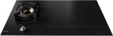ASKO 90cm Duo Fusion Induction Gas Cooktop Black HIG89524BGD1