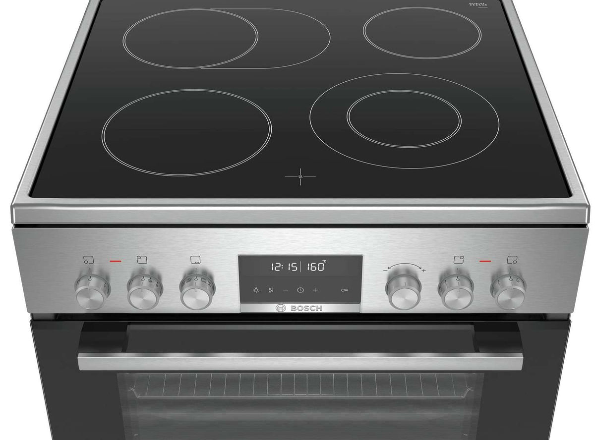 Bosch Series 6 60cm Electric Freestanding Oven Stainless Steel HKS79R250A