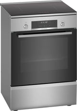 Bosch Series 6 Induction Freestanding Cooker Stainless Steel HLS79R351A