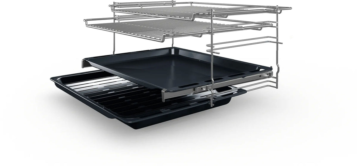 Bosch Series 6 Induction Freestanding Cooker Stainless Steel HLS79R351A