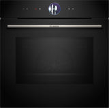 Bosch Series 8 60cm Pyrolytic Oven with Microwave Black HMG7761B1A