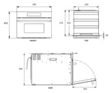 Haier 60cm 11 Function Built-in Combi-Microwave Oven Black HMO60S11EB1