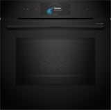 Bosch Series 8 60cm Accentline Pyrolytic Oven with Added Steam and Microwave Black HNG978QB1A