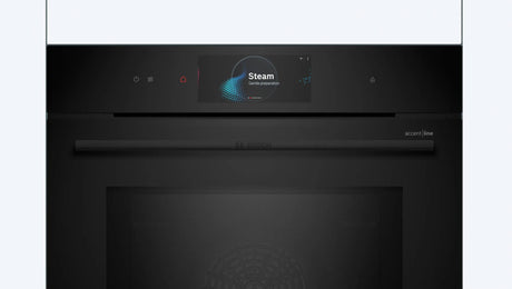 Bosch Series 8 60cm Accentline Pyrolytic Oven with Added Steam and Microwave Black HNG978QB1A