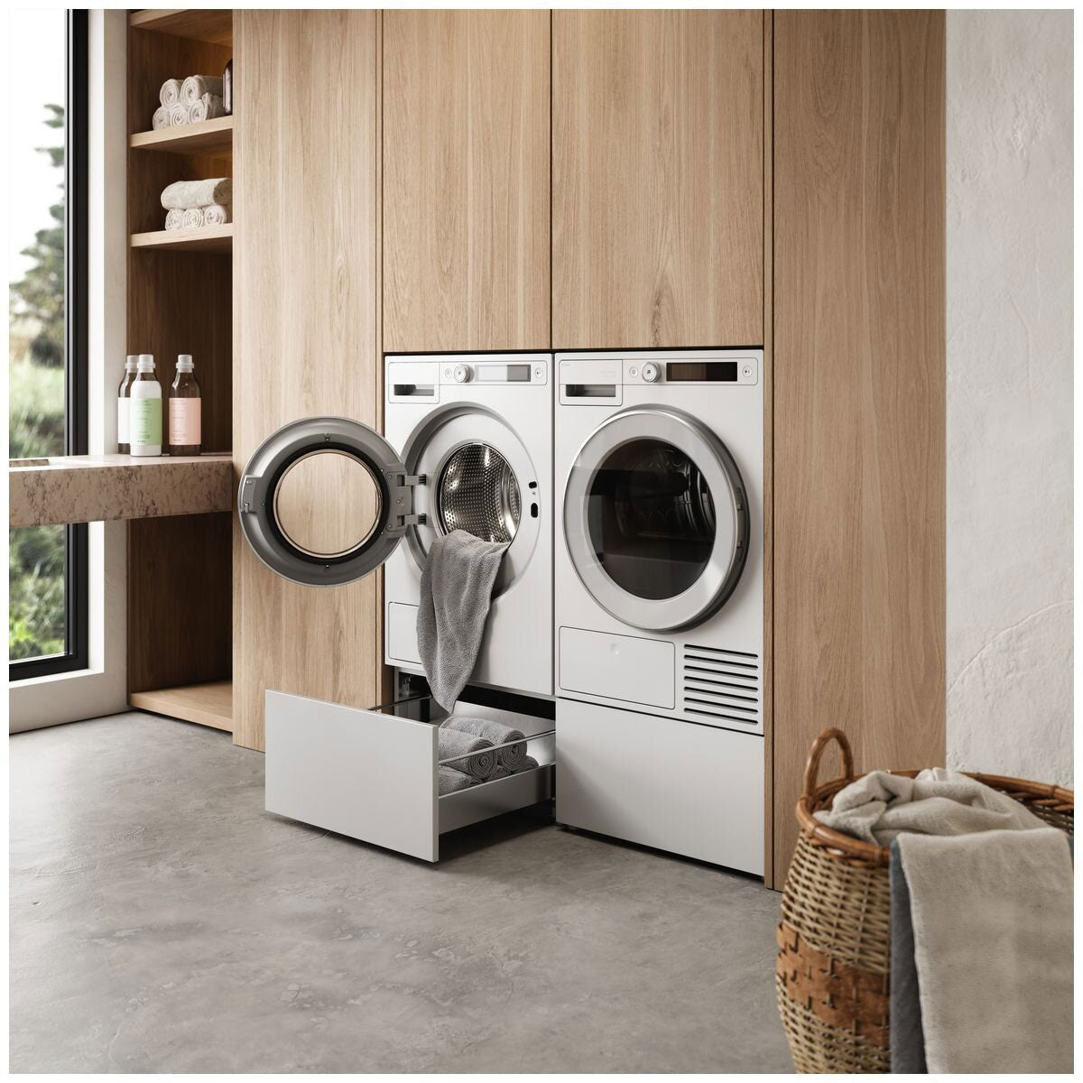 ASKO Laundry Pedestal Drawer White HP320W