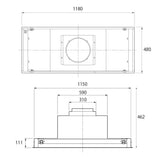 Fisher & Paykel 120cm Integrated Insert Rangehood HPB12048-2