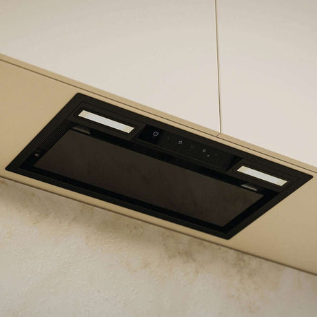 Haier 60cm 600 Series Integrated Insert Undermount Rangehood Black HPH60IMB2