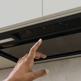 Haier 60cm 600 Series Integrated Insert Undermount Rangehood Black HPH60IMB2