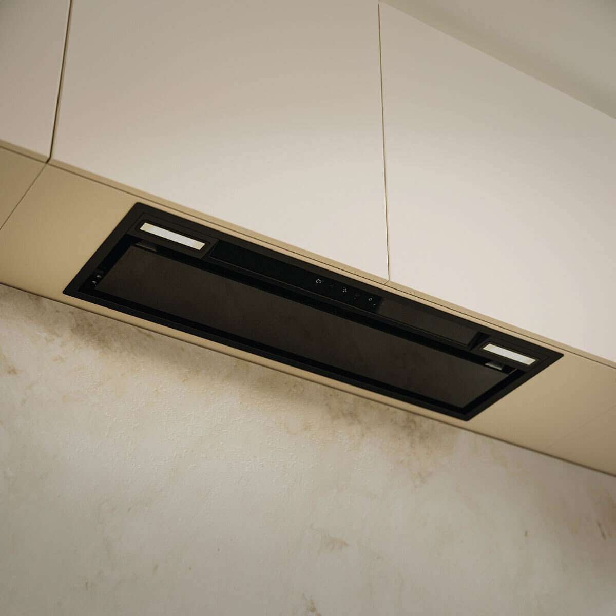 Haier 90cm 600 Series Integrated Insert Undermount Rangehood Black HPH90IMB2