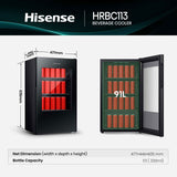 Hisense 113 Can Beverage Cooler HRBC113 | Greater Sydney Only