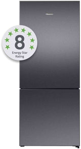 Hisense 417L Bottom Mount Refrigerator HRBM418E | Greater Sydney Only