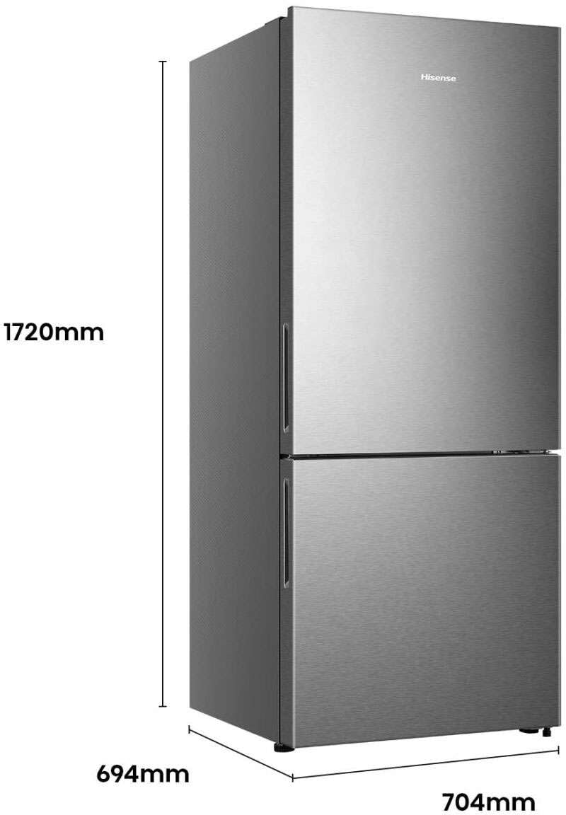 Hisense 417L Bottom Mount Refrigerator HRBM418S | Greater Sydney Only