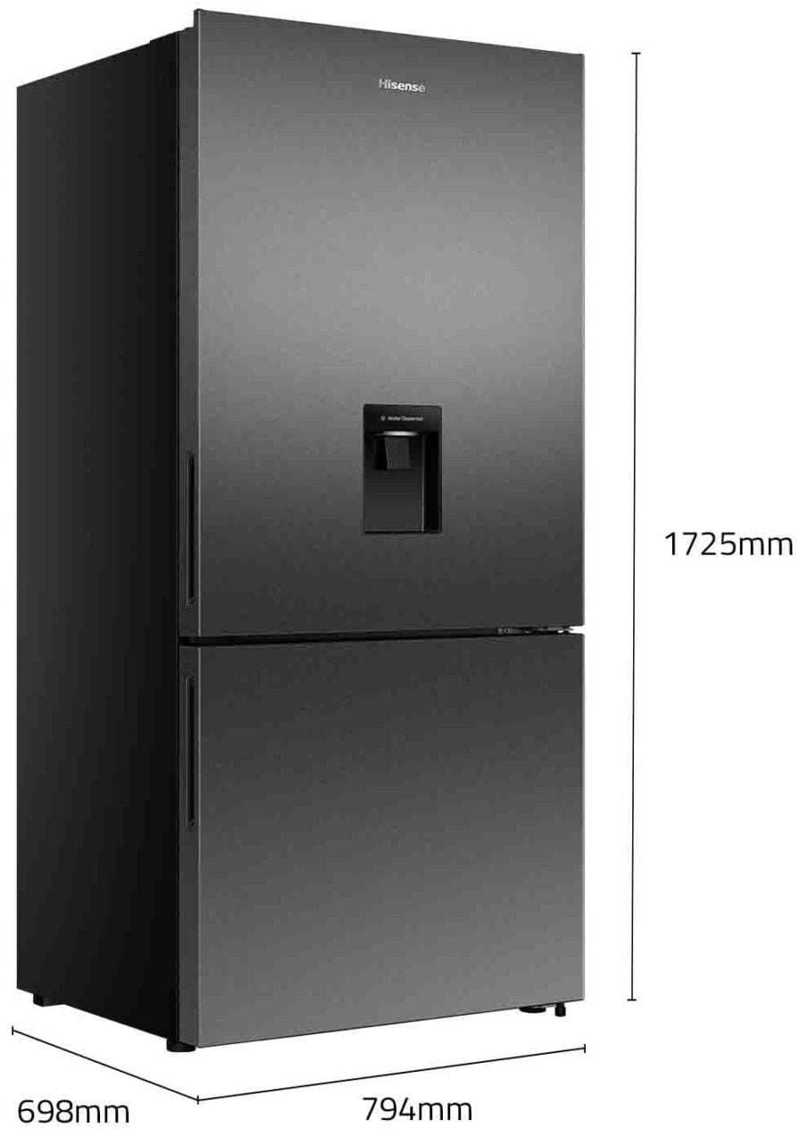 Hisense 500L Pureflat Bottom Mount Refrigerator HRBM500TBW | Greater Sydney Only