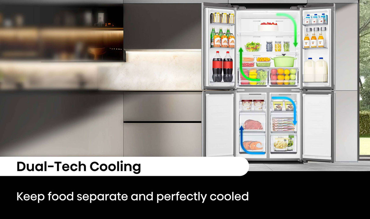 Hisense 483L PureFlat French Door Refrigerator HRCD483G | Greater Sydney Only