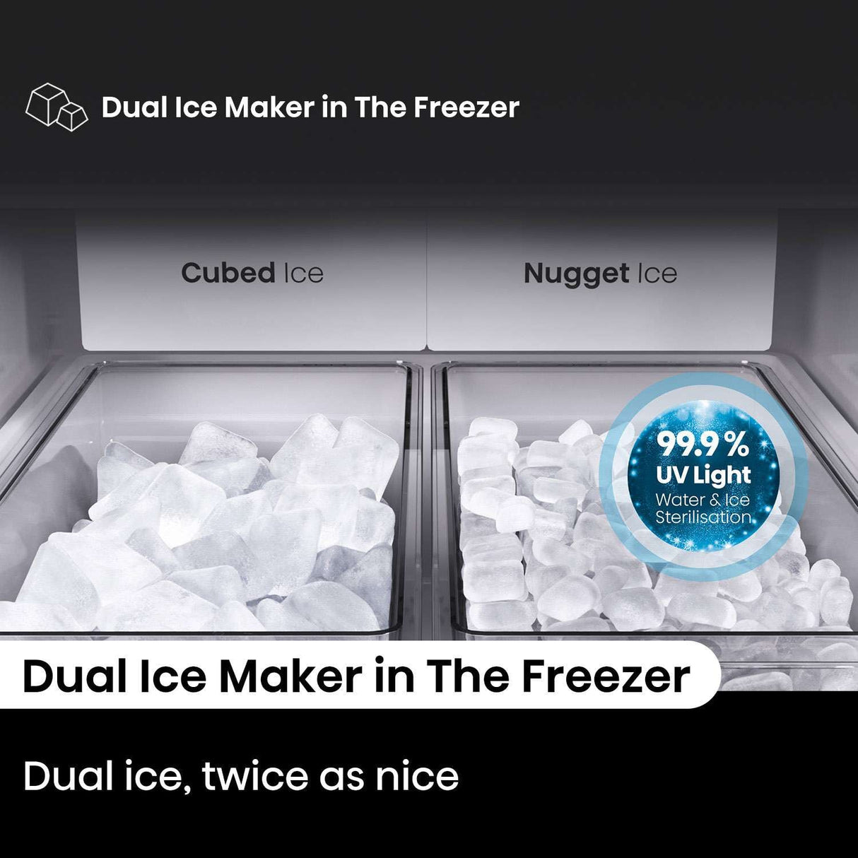 Hisense 640L PureFlex French Door Refrigerator HRCD640TBW | Greater Sydney Only