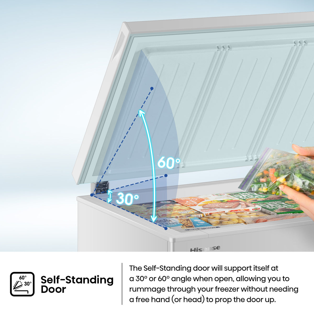 Hisense 702L White Chest Freezer HRCF702 | Greater Sydney Only