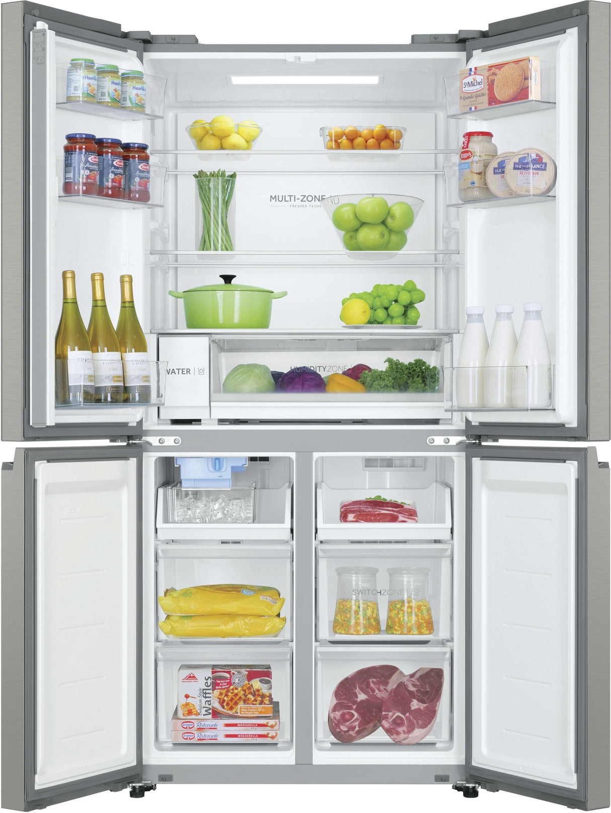 Haier 507L French Quad Door Refrigerator HRF580YPS | Greater Sydney Only