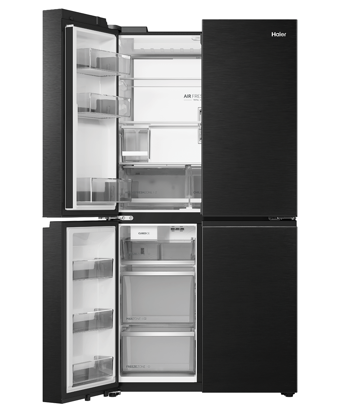 Haier 672L French Quad Door Refrigerator HRF690YNC