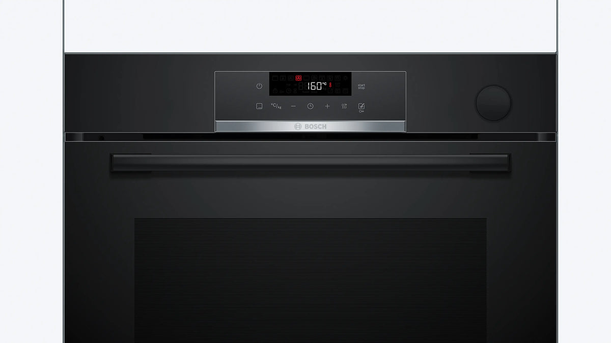 Bosch Series 6 60cm Multifunction Oven with Added Steam Black HRG572EB3A