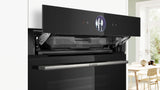 Bosch 60cm Series 8 Built-In Electric MultiFunction Oven Black HRG776MB1A