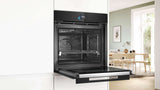 Bosch Series 8 60cm Accentline Pyrolytic Steam Oven Black HRG978NB1A