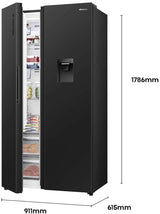 Hisense 541L PureFlat Side by Side Refrigerator HRSBS540BW | Greater Sydney Only