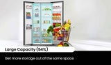 Hisense 541L PureFlat Side by Side Refrigerator HRSBS540BW | Greater Sydney Only
