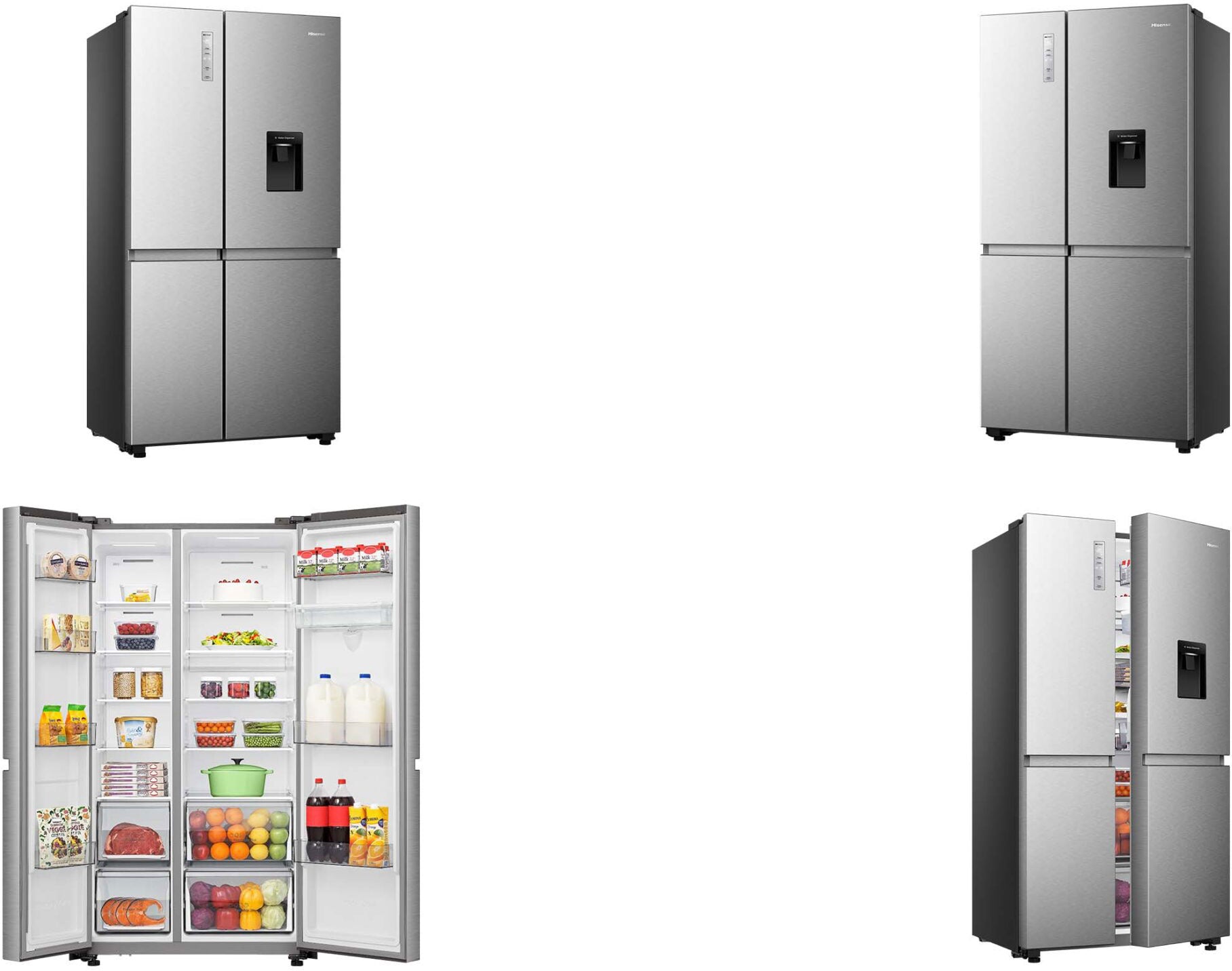 Powerland Appliances | Hisense 649L Side by Side Refrigerator