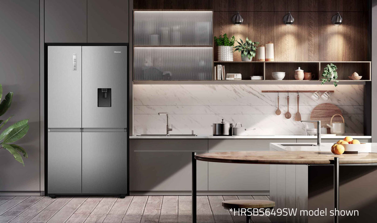 Hisense 649L Side by Side Refrigerator HRSBS649SW | Greater Sydney Only