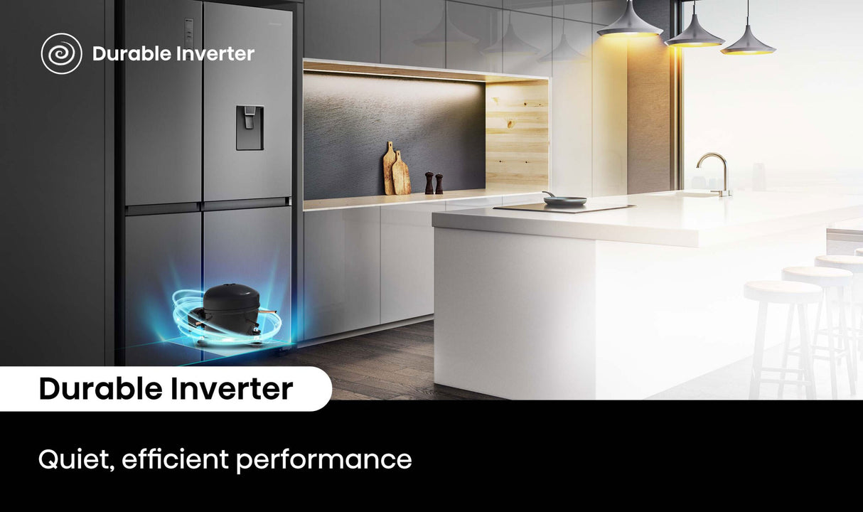 Hisense 649L Side by Side Refrigerator HRSBS649SW | Greater Sydney Only