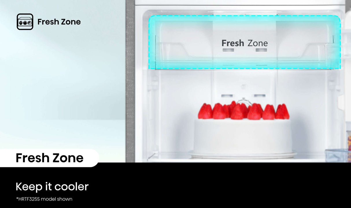 Hisense 326L Top Mount Refrigerator White HRTF325 | Greater Sydney Only