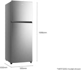 Hisense 326L Top Mount Refrigerator Silver HRTF325S | Greater Sydney Only
