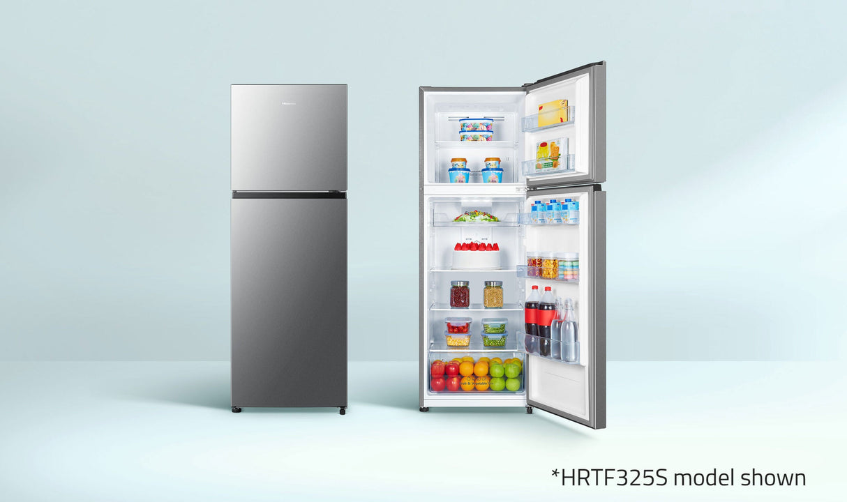 Hisense 326L Top Mount Refrigerator Silver HRTF325S | Greater Sydney Only
